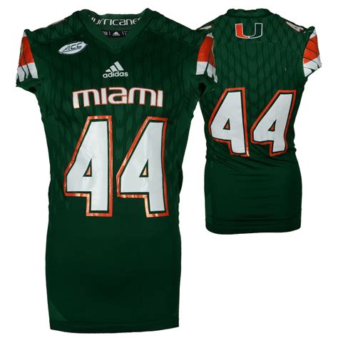 miami hurricanes authentic football jersey